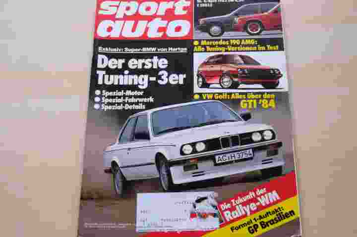 Deckblatt Sport Auto (04/1983)